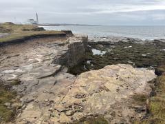 Rock formations near Beacon Point
